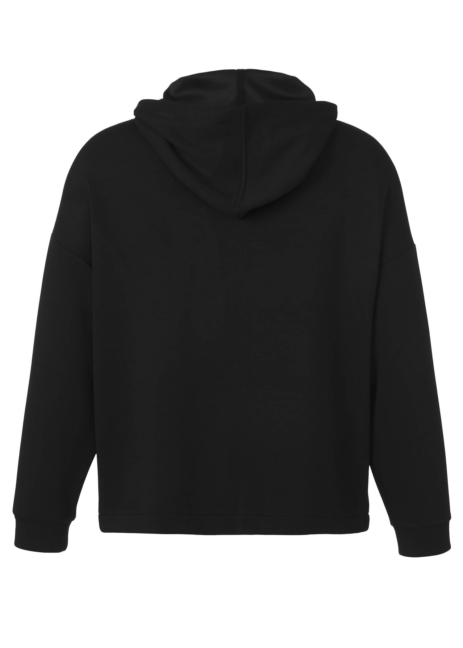 Edle Kapuzen-Sweatjacke mit Seitenstreifen am Ärmel / 