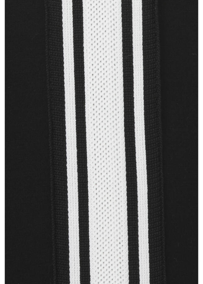 Edle Kapuzen-Sweatjacke mit Seitenstreifen am Ärmel / 