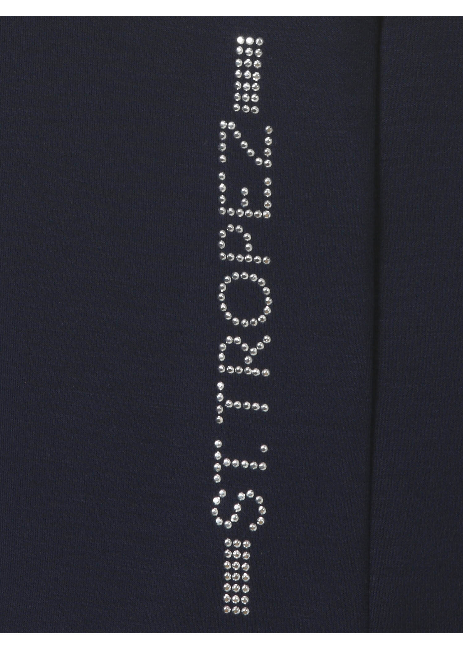 Scuba-Halbarm-Sweatjacke mit Kapuze Marine / Ecru / 