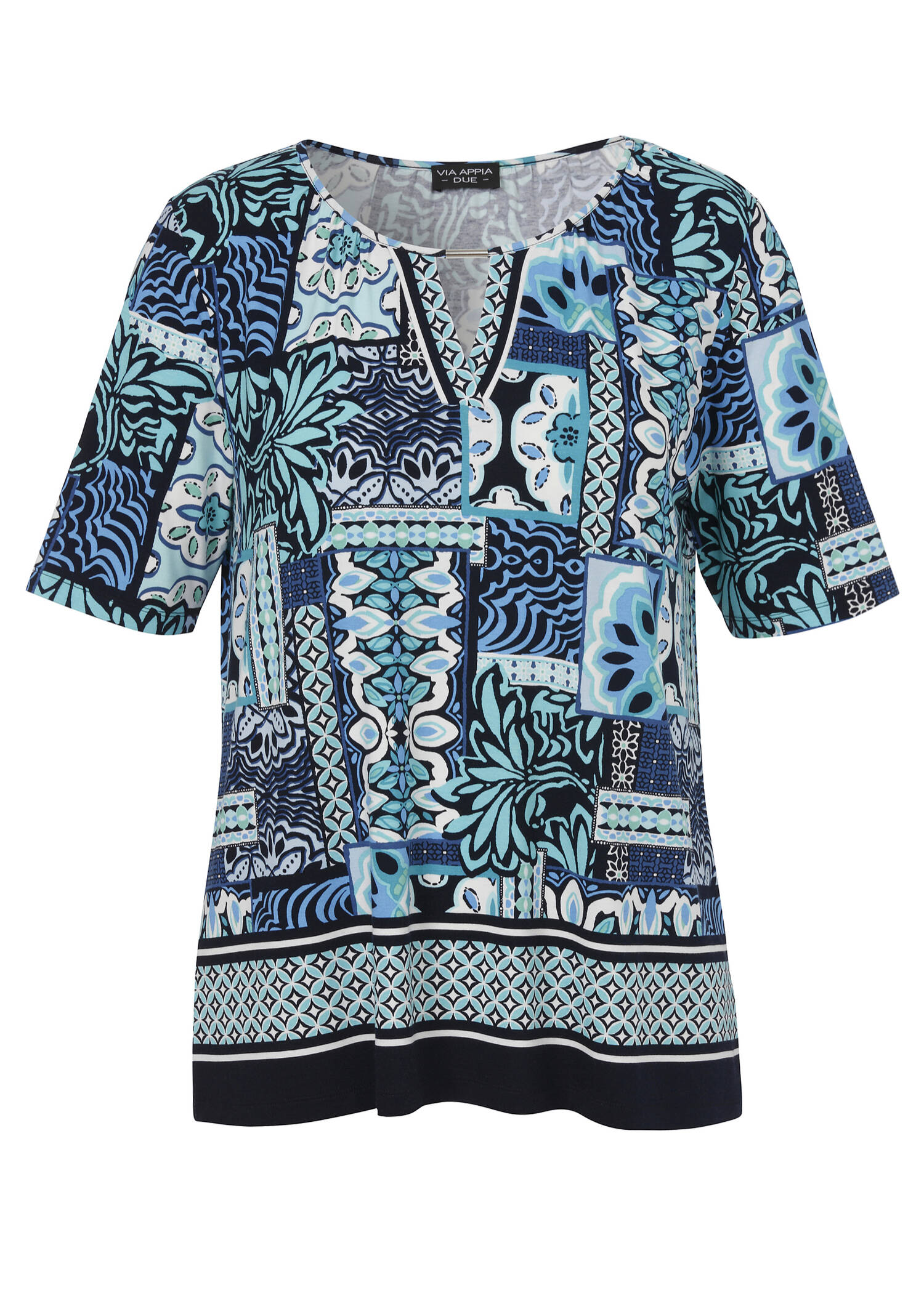 Print-Shirt im leichten A-Schnitt / 