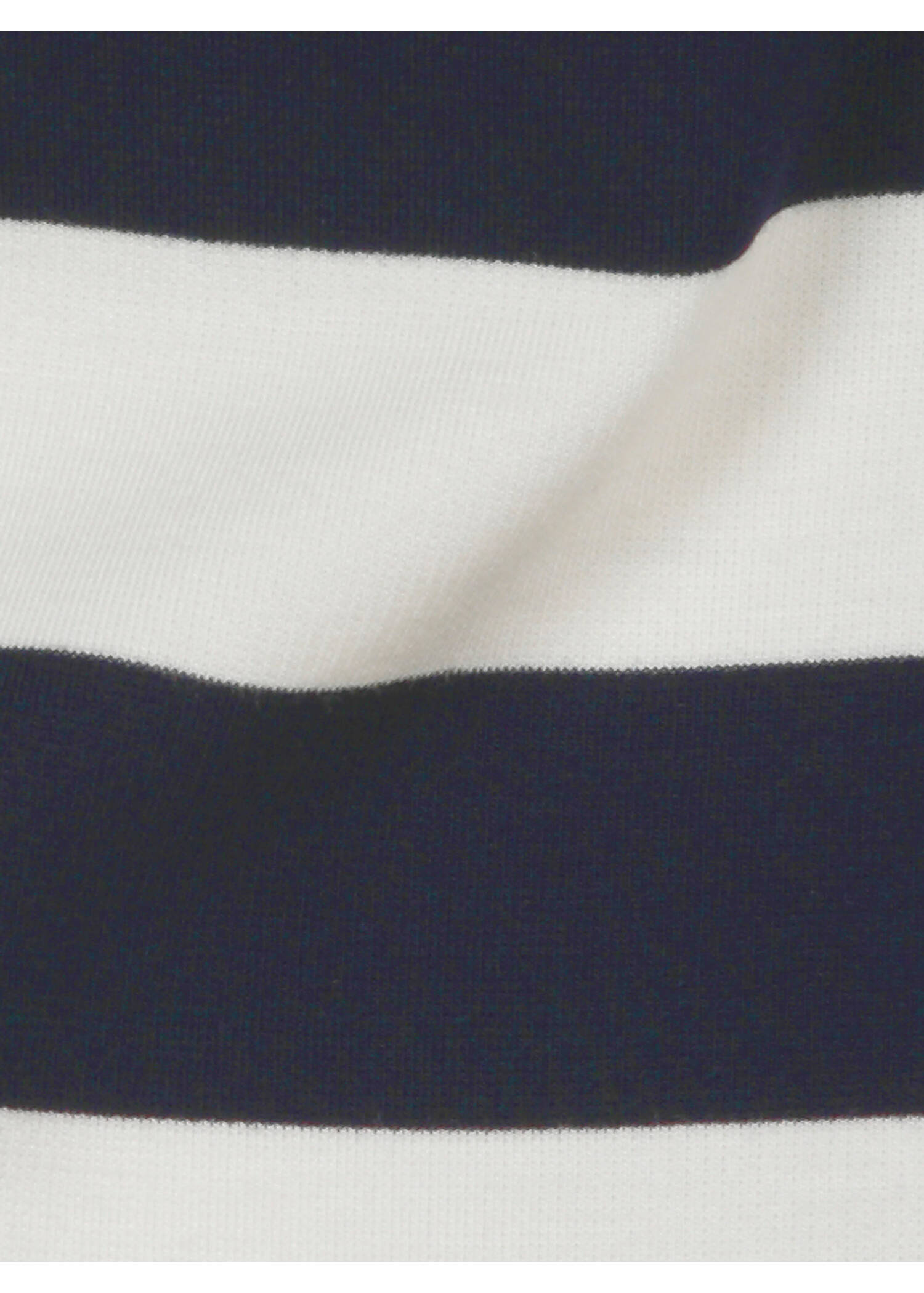 Gestreiftes T-Shirt Ecru / Marine / 