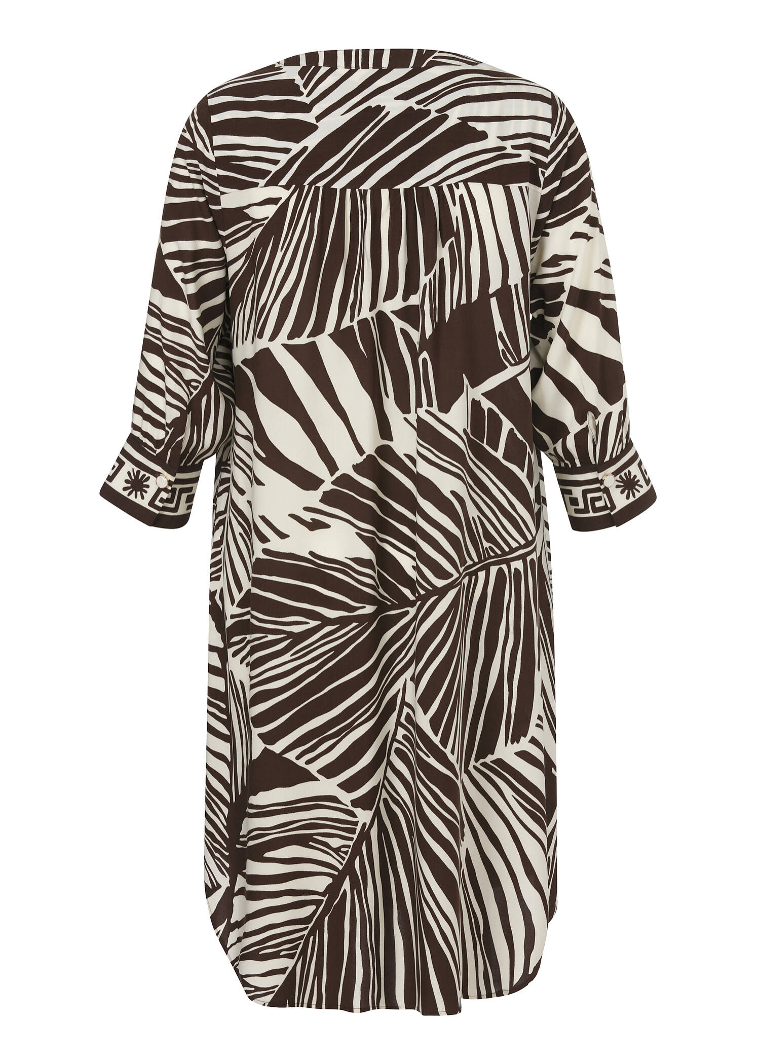 Luftiges 3/4-Arm-Viskosekleid / 