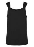 Leichtes V-Top Schwarz /