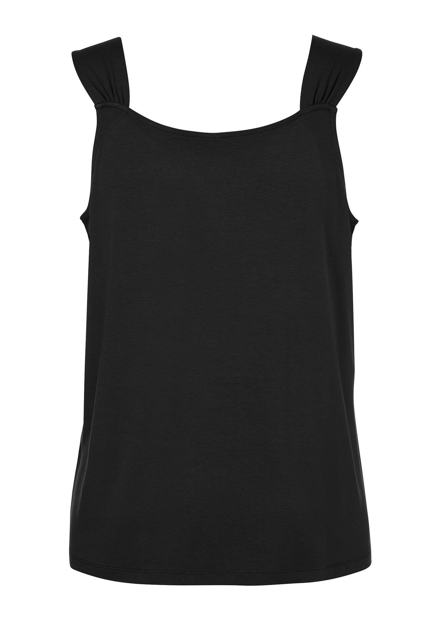 Leichtes V-Top Schwarz /