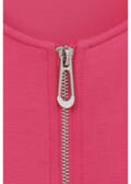Sommerliche Halbarm-Sweatjacke mit Zipper /