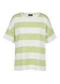 Sommerliches Halbarm-Sweatshirt mit Streifen /