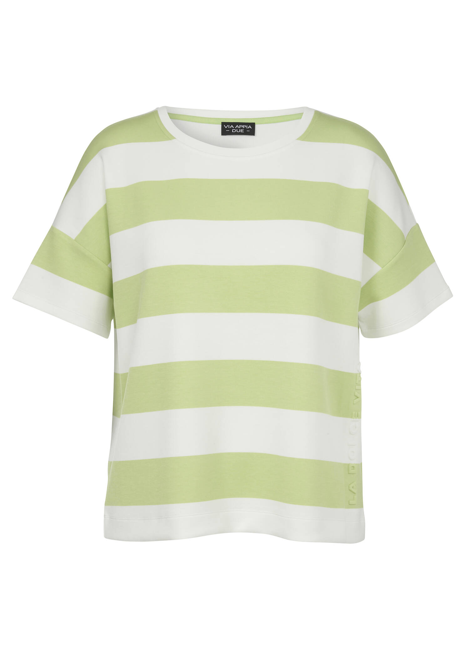 Sommerliches Halbarm-Sweatshirt mit Streifen /