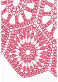 Femininer Ajour 1/2-Arm Baumwoll-Pullover /