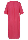 Luftiges Sommerkleid aus Baumwolle in Trendfarbe Flamingo / 