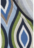 3/4-Arm Viskose-Jersey Shirt mit Print in Trendfarben /