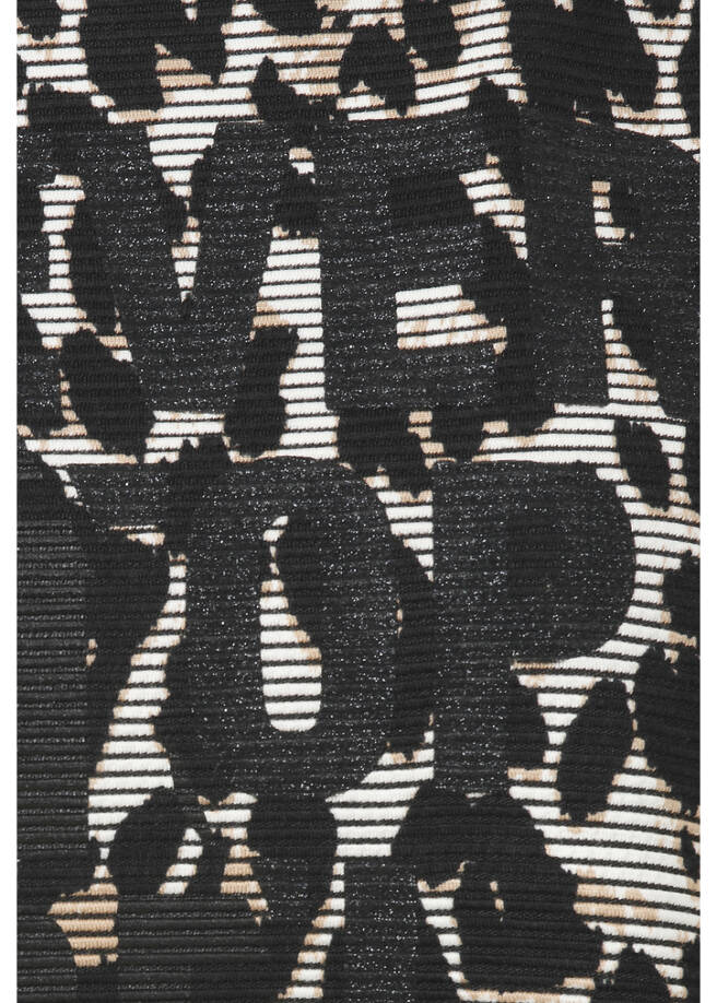 Print Sweatshirt mit Stehkragen / 