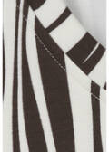 Print Sweatshirt mit Bicolormuster Kaffee & Creme / 