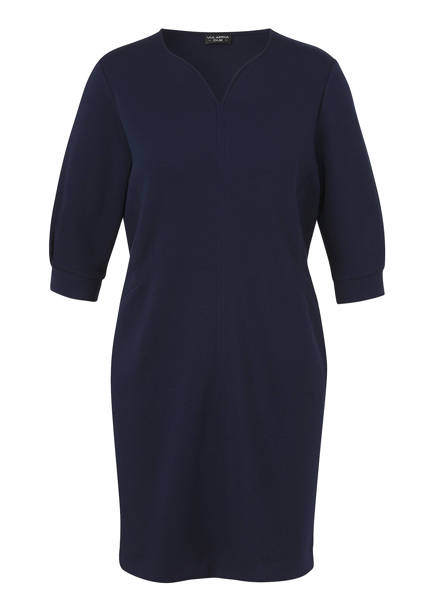 Feminines Sweatkleid mit 3/4-Ärmeln /