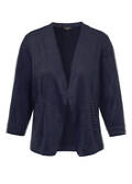 3/4-Arm Jacke im Veloursleder-Look /