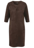 Edles 3/4-Arm Velours Kleid /