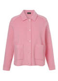 Weiche Jacke mit Kragen in Orchidee /
