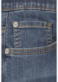 5-Pocket Power Stretch Jeans Grau Used /