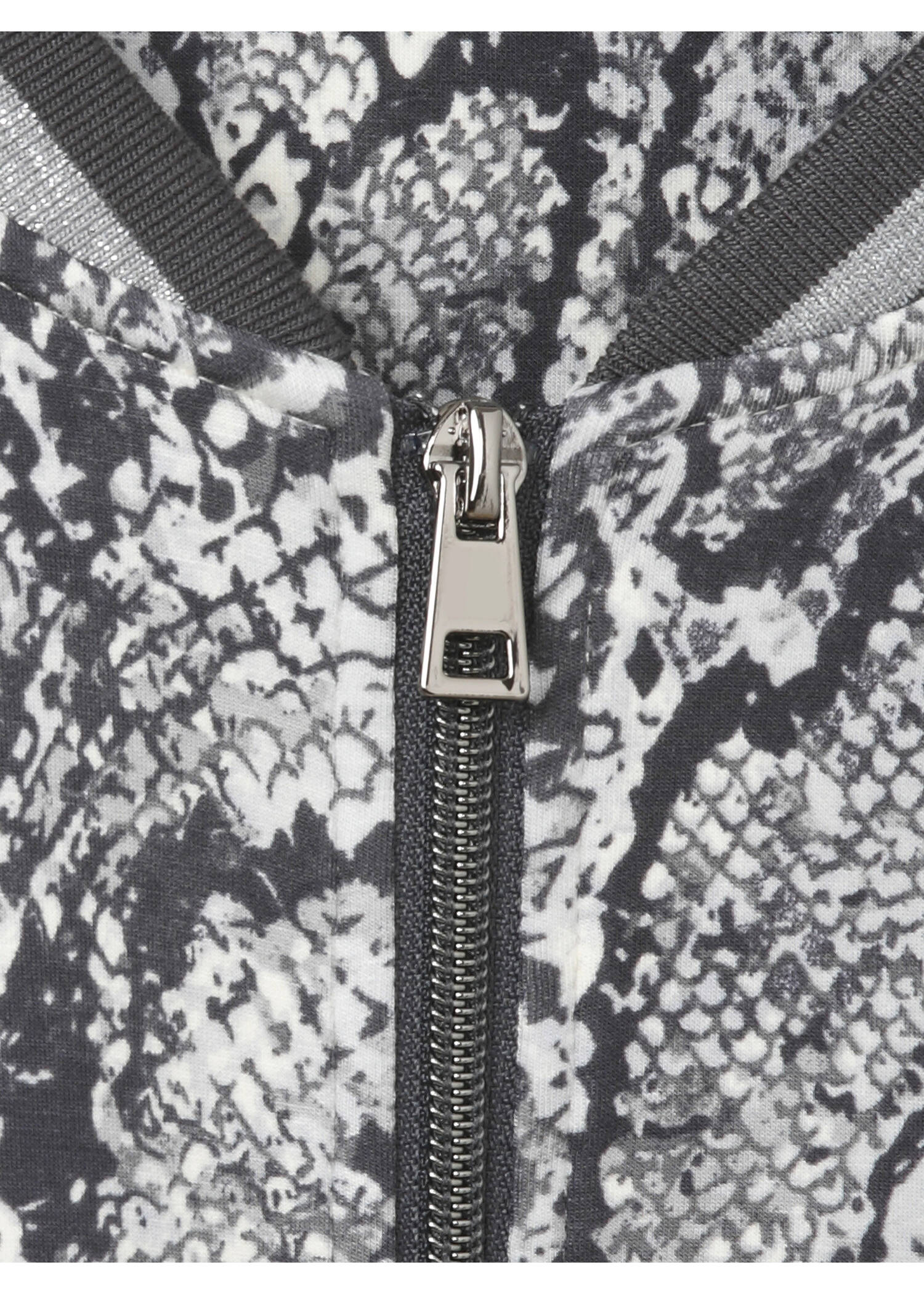 Moderne Blouson-Jacke mit Snake-Print /