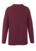 Weicher Baumwoll-Pullover mit Kelchkragen / 
