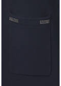 Weicher Baumwoll-Pullover mit Kelchkragen / 