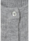 Feinstrickweste mit Rippenstruktur /