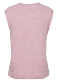 Feinstrickweste mit Rippenstruktur /