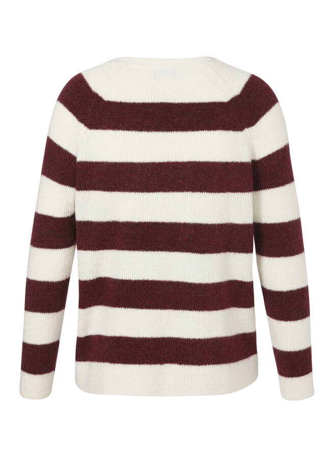  bordeaux mel/creme Rückansicht