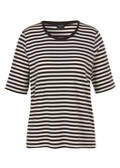 Softes Ringelshirt Mocca / Creme / 