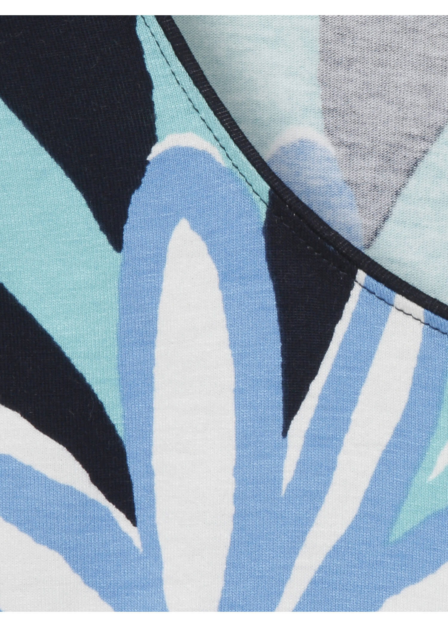 Viskose-Jersey Shirt mit Gummizugsaum /