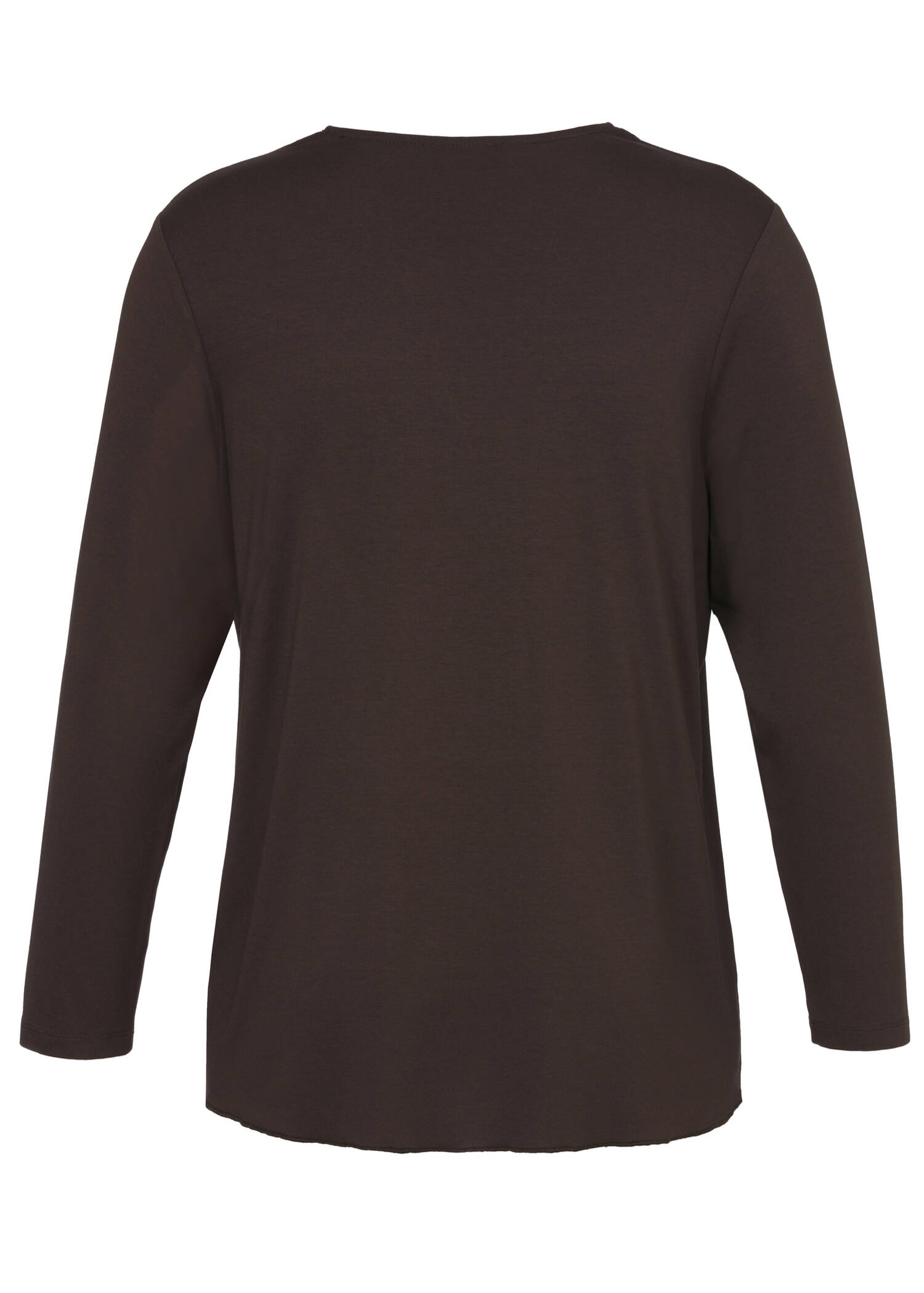 Offene Shirtjacke mit Wasserfall-Front /