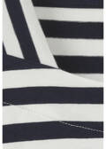 Soft fließendes 3/4-Arm Ringel-Shirt mit U-Boot-Ausschnitt /