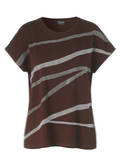 Weiches Baumwoll-Shirt mit geschmückter Front /