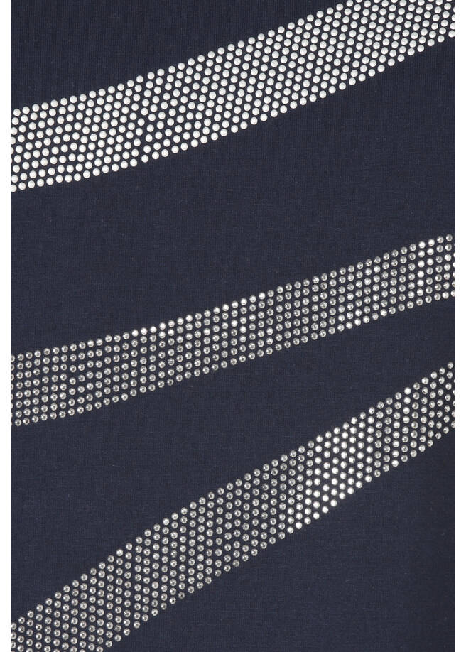 Weiches Baumwoll-Shirt mit geschmückter Front /