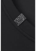 3/4-Arm Sweatshirt mit Schmuck-Details /