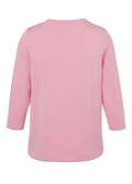 3/4-Arm Sweatshirt mit Schmuck-Details /