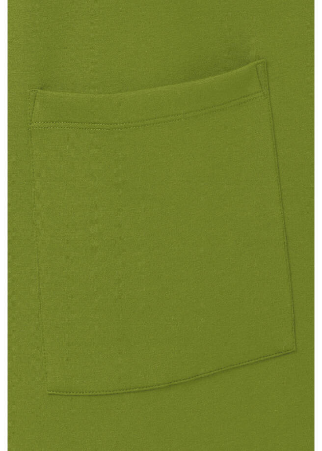 Offene Sweat-Jacke mit Kapuze /