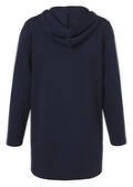 Offene Sweat-Jacke mit Kapuze /