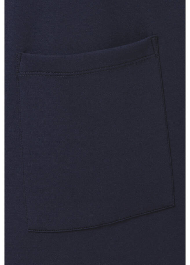 Offene Sweat-Jacke mit Kapuze /