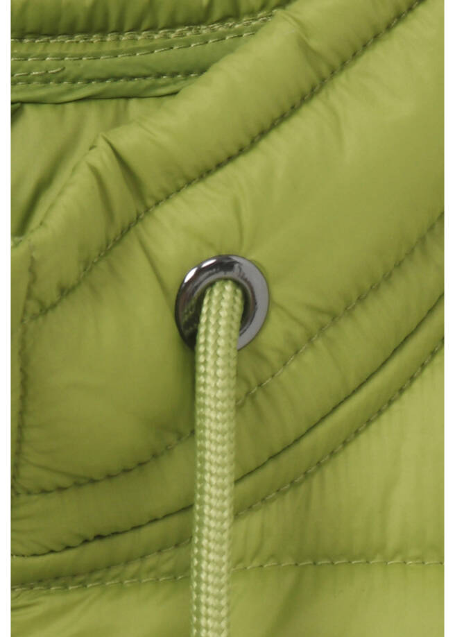 Wattierte Steppweste mit Zipper /