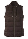 Wattierte Steppweste mit Zipper /