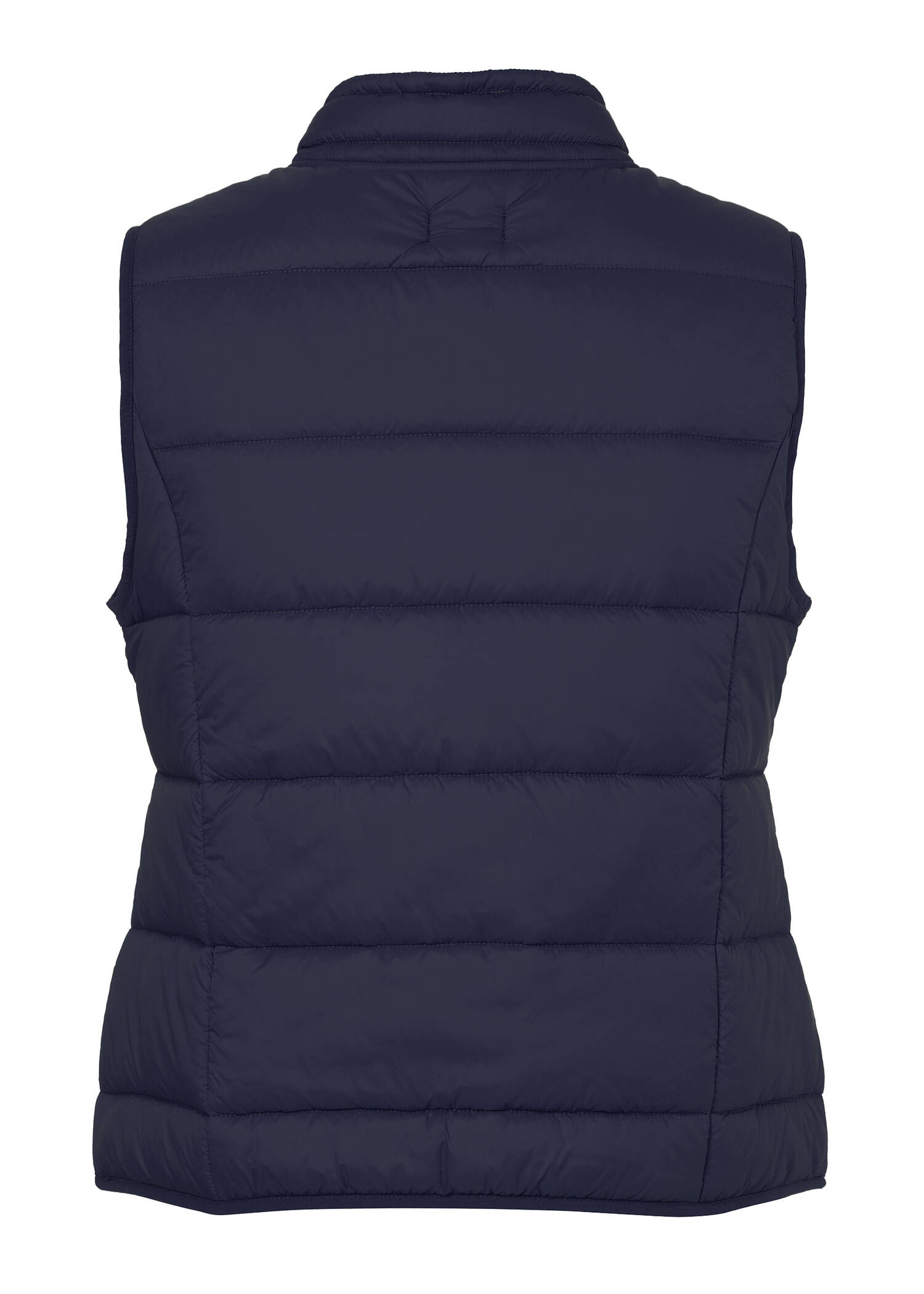 Wattierte Steppweste mit Zipper /
