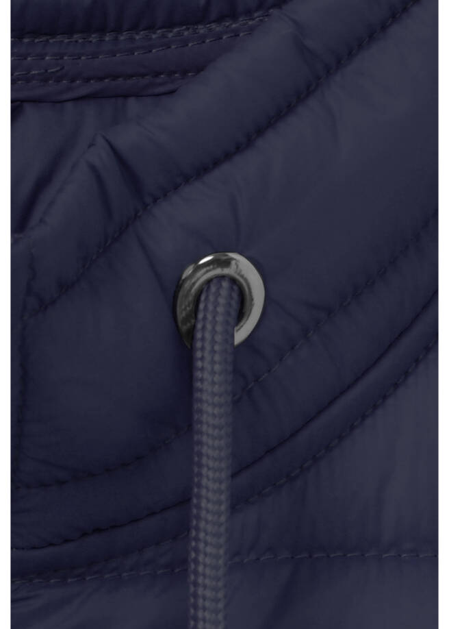 Wattierte Steppweste mit Zipper /