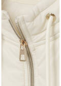 Wattierte Steppweste mit Zipper /