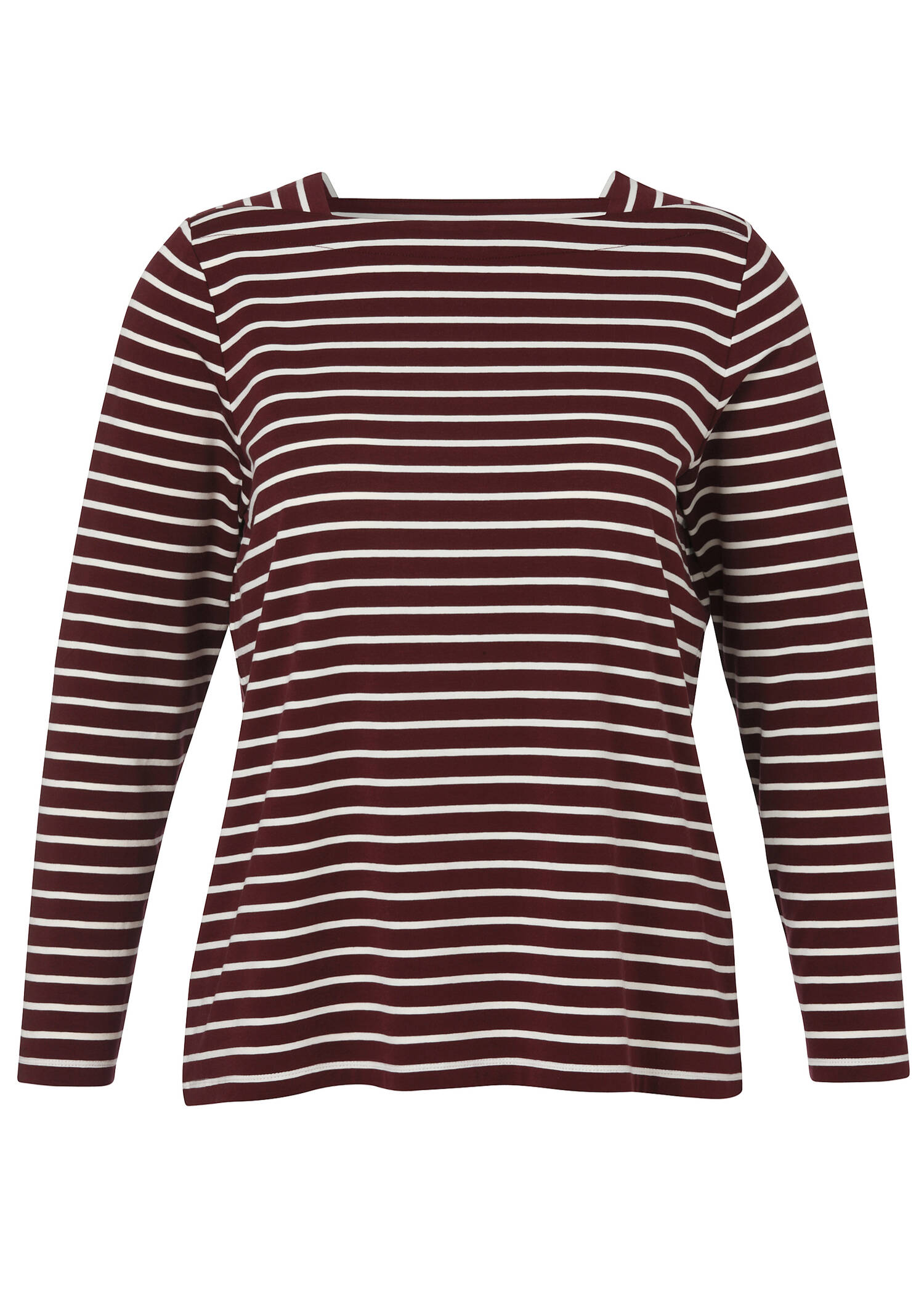 Edles Ringel-Langarmshirt Premium-Basic /