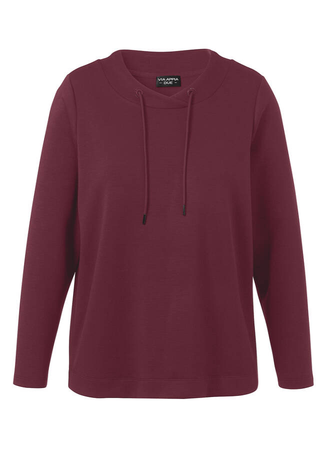 Softes Sweatshirt Premium Basic bordeaux Frontansicht