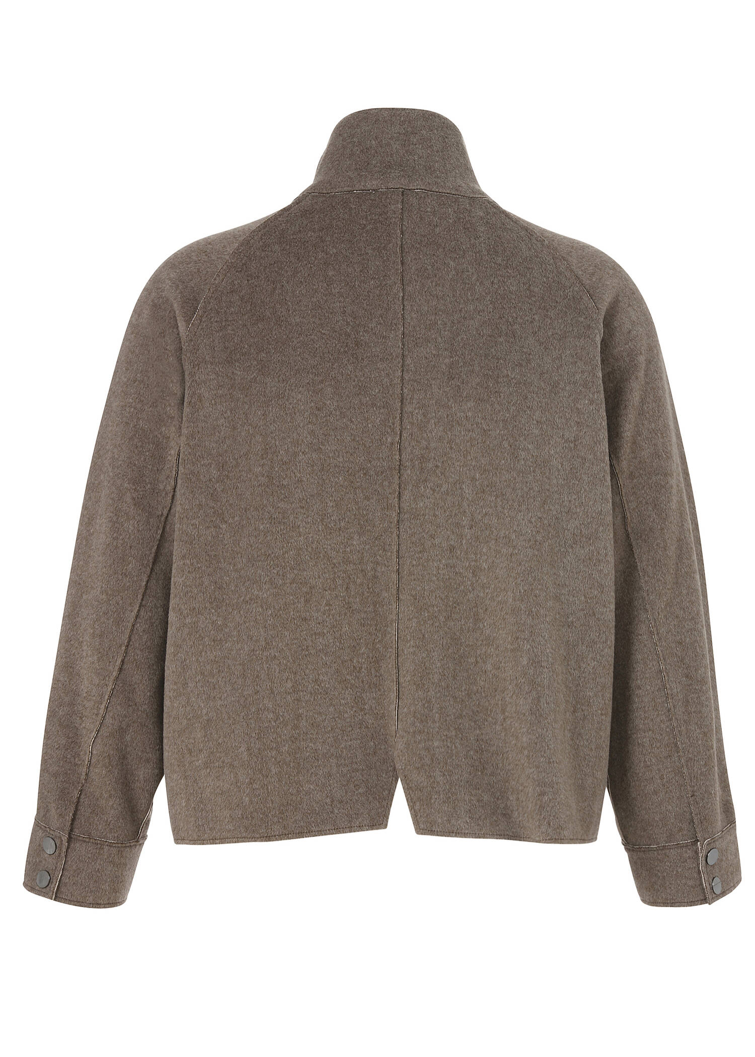 Moderne Outdoor Jacke Taupe Melange /