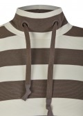 Feines Sweatshirt mit Stehkragen /
