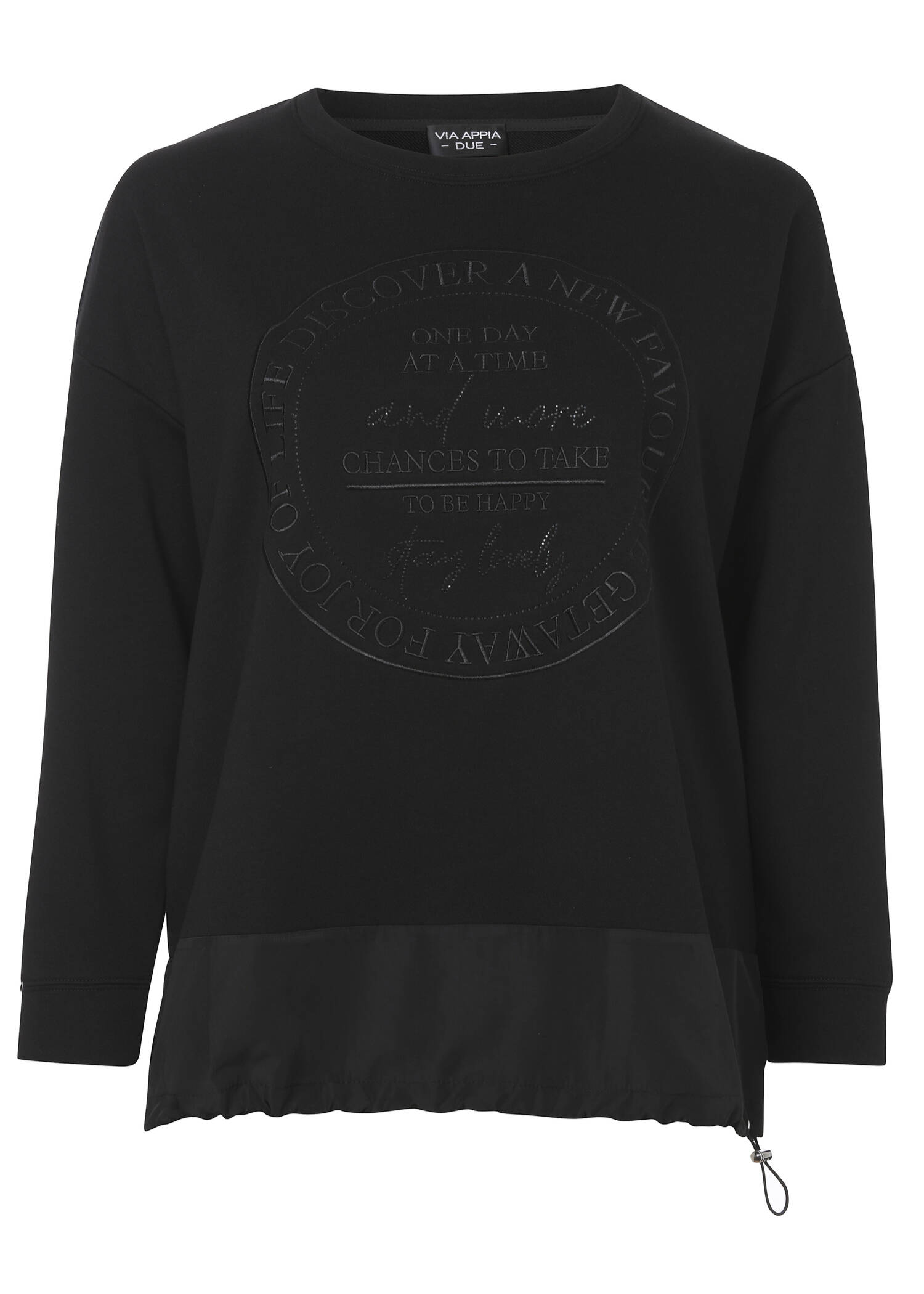 Modisches Sweatshirt in unifarbenem Design /