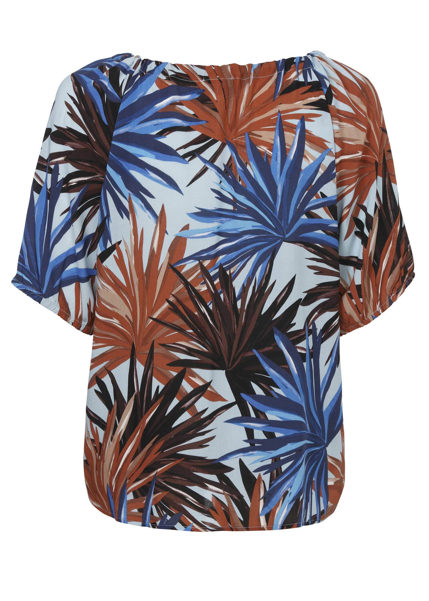 Sommerliche Schlupfbluse mit Raglanärmeln /