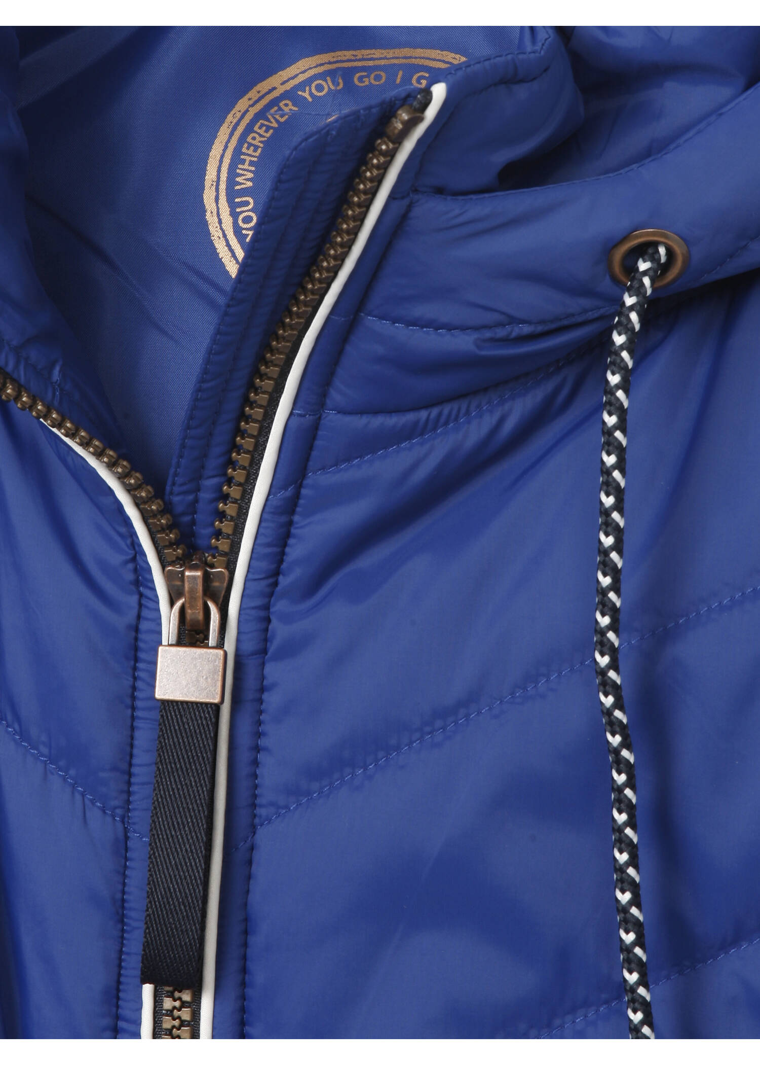 Sportive Steppweste in unifarbenem Design /